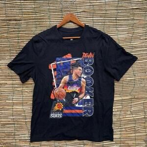 Nba Devin Booker Phoenix Suns Graphic Tee Tshirt Black Size Xl